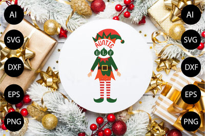 Auntie Elf SVG CraftlabSvg29 