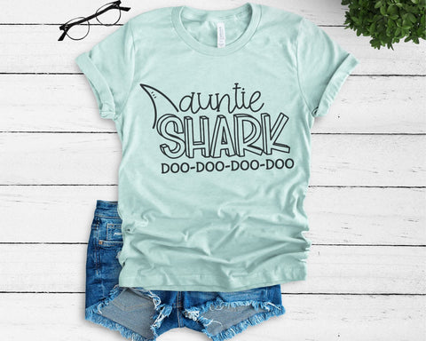 Auntie Shark SVG Morgan Day Designs 