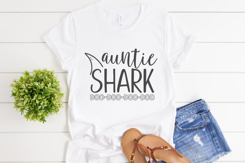 Auntie Shark SVG Morgan Day Designs 
