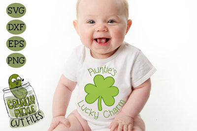 Auntie's Lucky Charm SVG Crunchy Pickle 