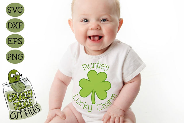 Auntie's Lucky Charm SVG Crunchy Pickle 