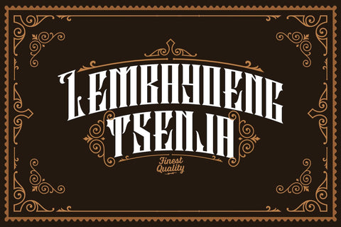 Aurel Shine - Blackletter Font Font StringLabs 