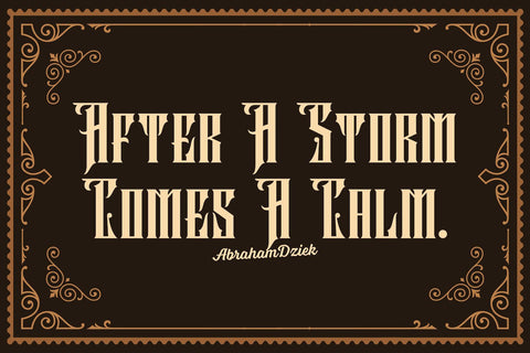 Aurel Shine - Blackletter Font Font StringLabs 