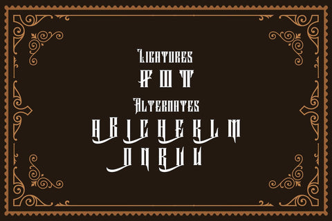 Aurel Shine - Blackletter Font Font StringLabs 