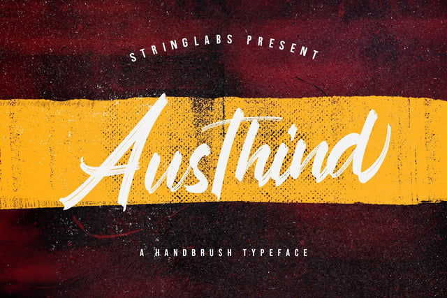 Austhind - Stylish Brush Font Font StringLabs 