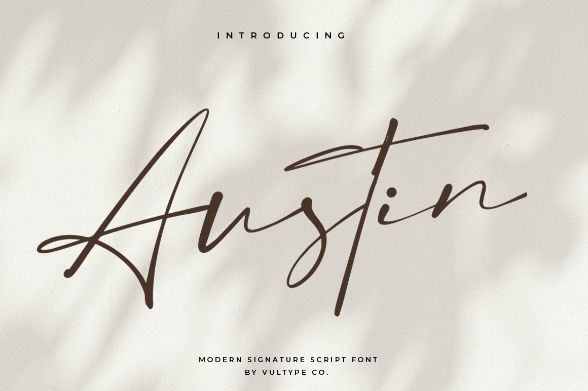 Austin Signature Font - So Fontsy