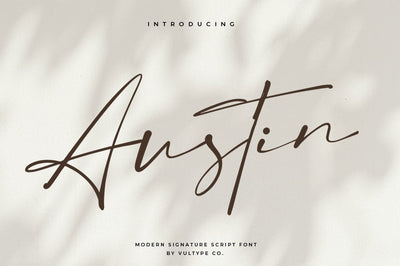 Austin Signature Font Font Vultype Co 