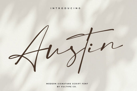 Austin Signature Font Font Vultype Co 