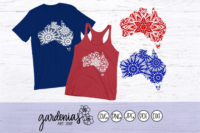 Australia Mandalas SVG Gardenias Art Shop 