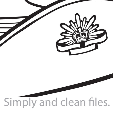 Australian army slouch hat SVG TribaliumArtSF 