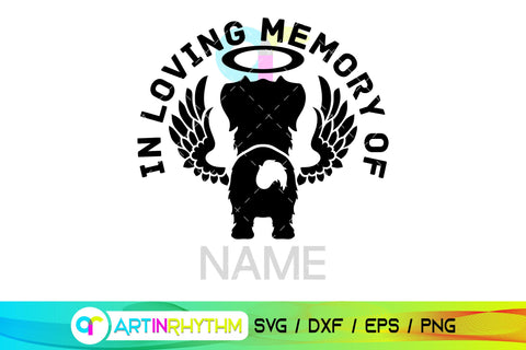 Australian Shepherd Pet Dog Memorial SVG SVG Artinrhythm shop 