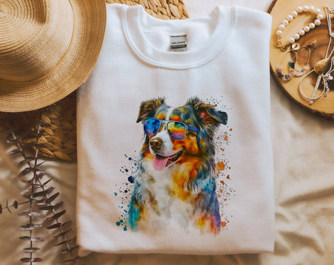 Australian Shepherd Sublimation Designs Bundle, 6 Designs, Australian Shepherd PNG Files, Aussie PNG, Australian Shepherd Clipart Sublimation HappyDesignStudio 