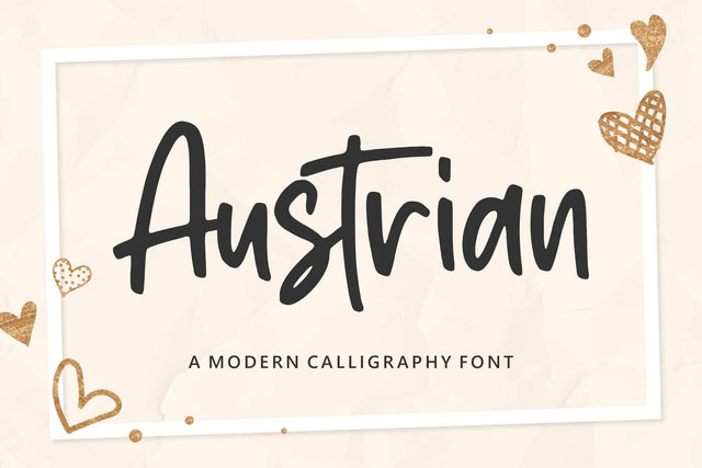 Austrian Modern Calligraphy Font Font Balpirick 