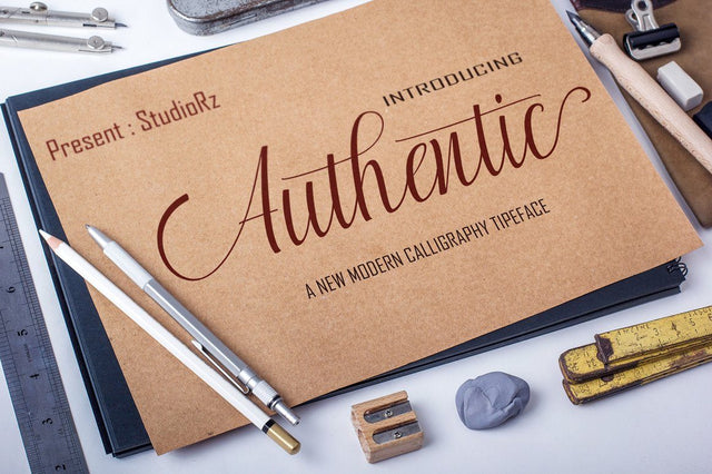 Authantic Font StudioRZ 