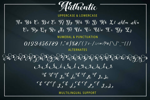 Authentic Font love script 