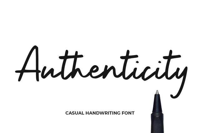 Authenticity Font Abo Daniel Studio 