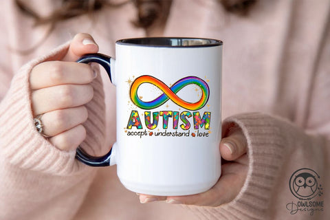 Autism Accept Understand Love PNG Sublimation Owlsome.Designs 