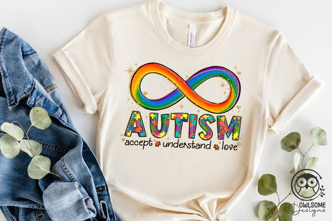 Autism Accept Understand Love PNG Sublimation Owlsome.Designs 