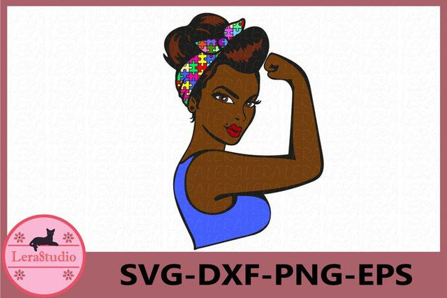 Autism Afro Rosie SVG SVG Lerastudio 