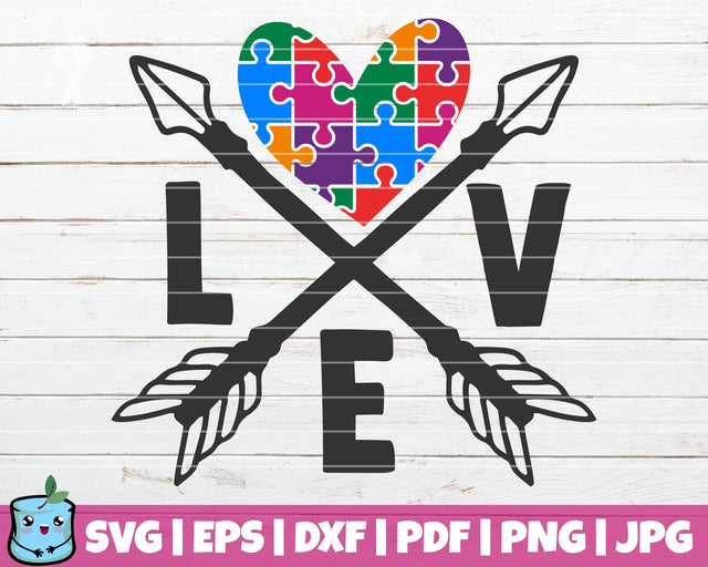 Autism Arrow SVG MintyMarshmallows 