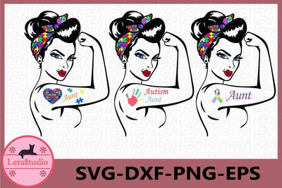 Autism Aunt SVG SVG Lerastudio 