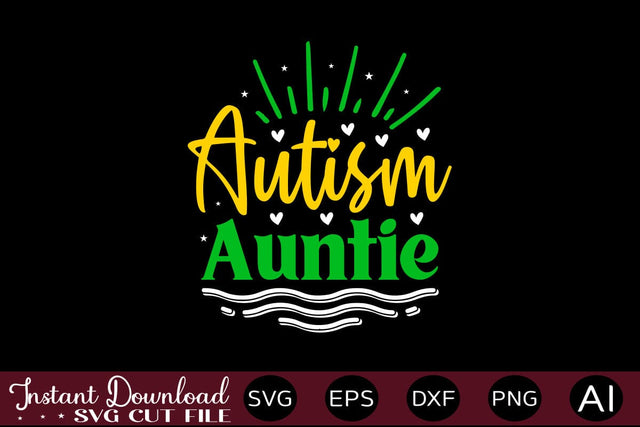 Autism Auntie SVG SVG designmaster24 