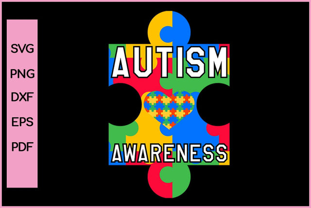 AUTISM AWARENESS Autism SVG PNG Craft Cut File SVG SVG Print File 