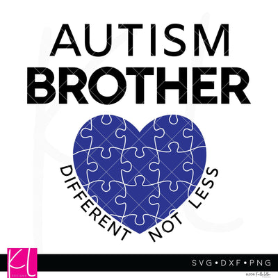 Autism Awareness Brother SVG Kelly Lollar Designs 