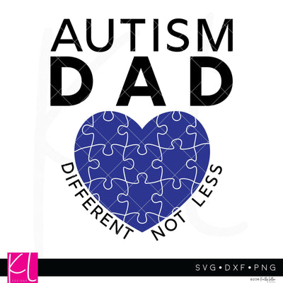 Autism Awareness Dad SVG Kelly Lollar Designs 