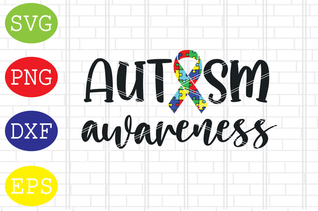 Autism Awareness Svg, Autism Puzzle Svg, Autism Love Svg, Png, Eps, Dxf Files SVG DigitalSvgFiles 