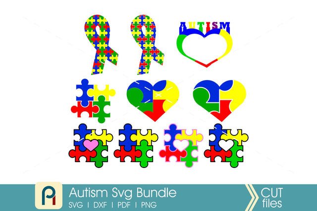 Autism Awareness Svg Bundle SVG Pinoyart Kreatib