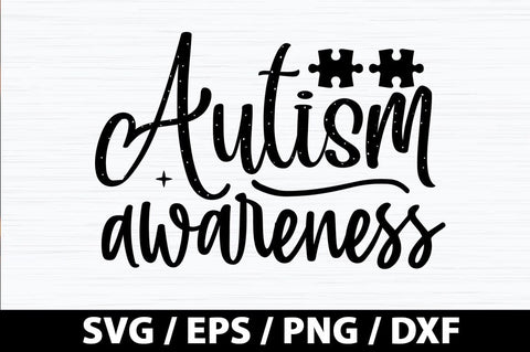 Autism awareness SVG SVG akazaddesign 