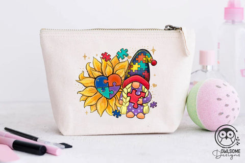 Autism Gnome Sunflower PNG Sublimation Sublimation Owlsome.Designs 