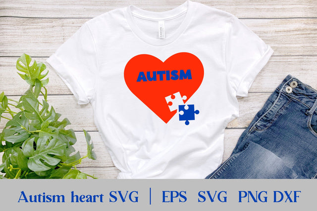 Autism heart SVG | Autism puzzle SVG SVG Svetana Studio 