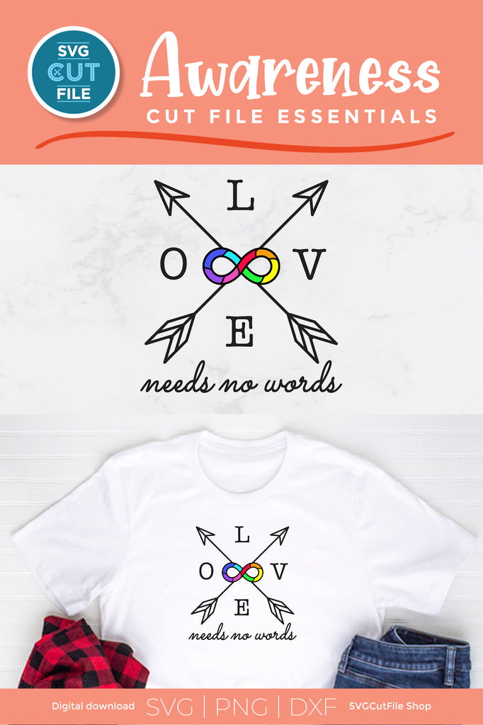 Autism infinity svg rainbow infinity svg arrows - So Fontsy