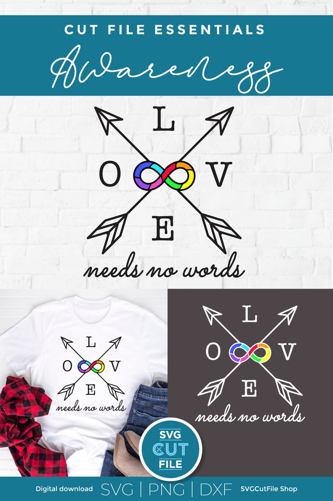 Autism infinity svg rainbow infinity svg arrows - So Fontsy