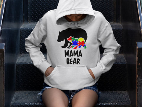 Autism Mama Bear | Autism SVG SVG CreativeStudioTM 