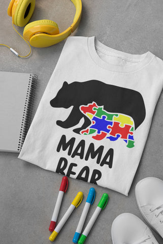 Autism Mama Bear | Autism SVG SVG CreativeStudioTM 