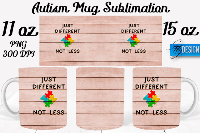 Autism Mug Quotes Sublimation | Coffee 11 Oz | 15 Oz Mug Sublimation Sublimation Fly Design 