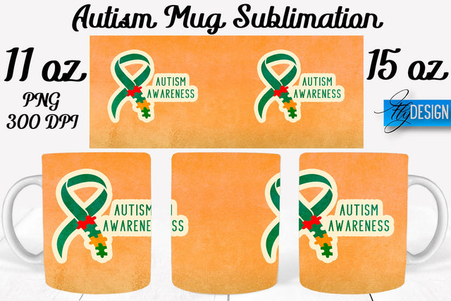 Autism Mug Quotes Sublimation | Coffee 11 Oz | 15 Oz Mug Sublimation Sublimation Fly Design 