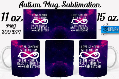 Autism Mug Quotes Sublimation | Coffee 11 Oz | 15 Oz Mug Sublimation Sublimation Fly Design 
