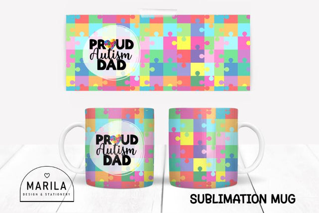 Autism Mug Sublimation Designs / autism awareness mug #15 Sublimation Marilakits 