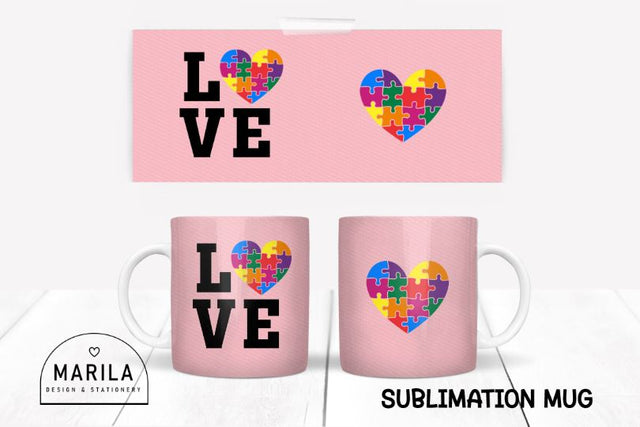 Autism Mug Sublimation Designs / autism awareness mug #5 Sublimation Marilakits 