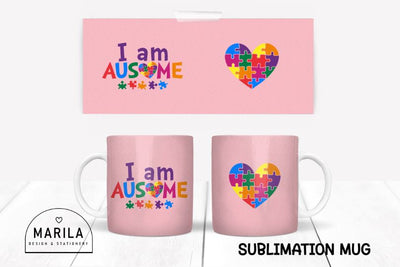 Autism Mug Sublimation Designs / autism awareness mug #9 Sublimation Marilakits 