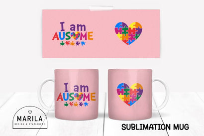 Autism Mug Sublimation Designs / autism awareness mug #9 Sublimation Marilakits 