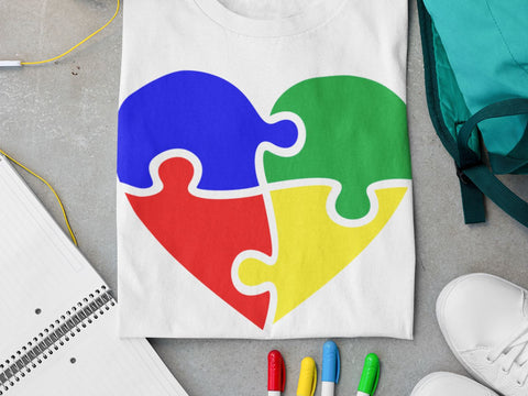 Autism Puzzle SVG Bundle SVG CreativeStudioTM 