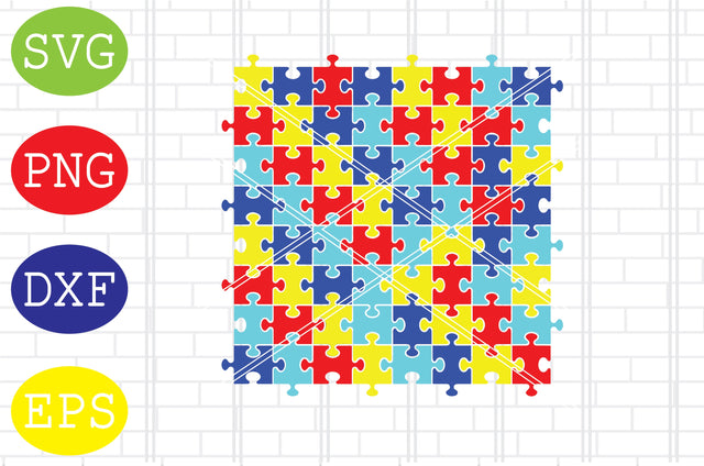 Autism Puzzle Svg, Proud Autism Svg, Autism Love Svg, Png, Eps, Dxf Files SVG DigitalSvgFiles 