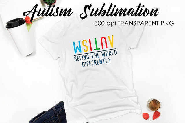 Autism Quotes Sublimation | T-Shirt Design | Autism Awareness Sublimation Sublimation Fly Design 