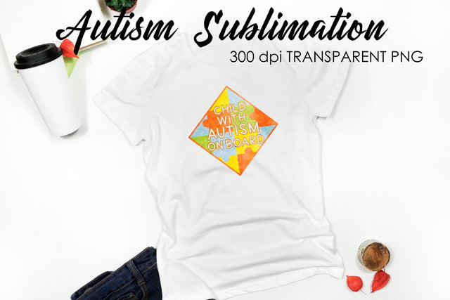 Autism Quotes Sublimation | T-Shirt Design | Autism Awareness Sublimation Sublimation Fly Design 