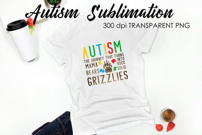 Autism Quotes Sublimation | T-Shirt Design | Autism Awareness Sublimation Sublimation Fly Design 